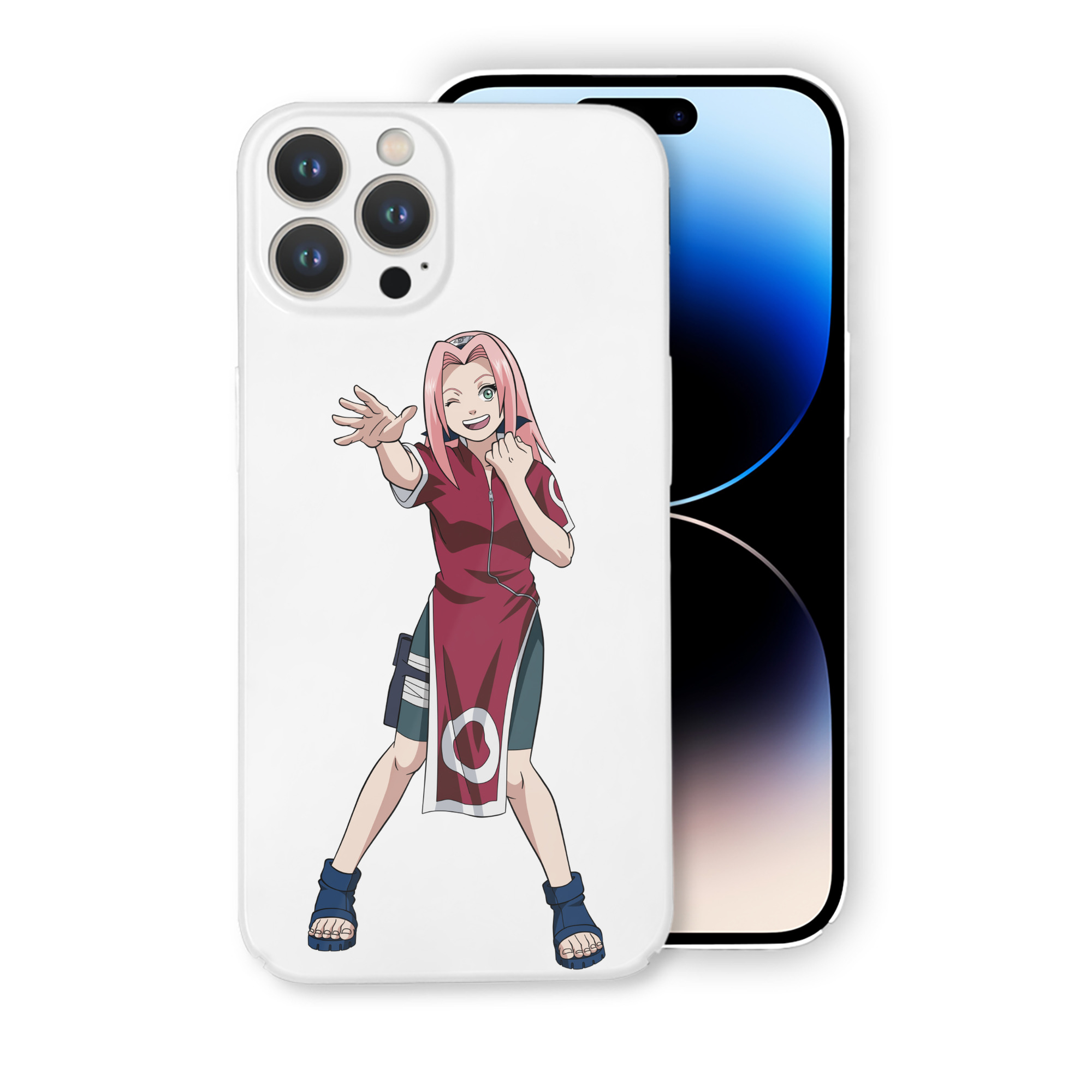 （画像用） NARUTO -ナルト- 春野サクラ Haruno Sakura 【iPhone 14シリーズ対応】ハードケース